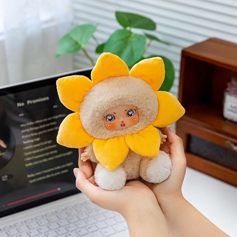 Super Cute Flower Spirit Baby Plush Pendant Trendy Toy Table with Girls Backpack Couple Hanging Decoration Party Gift
