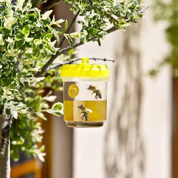 Wasp Piège, Forme D'abeilles Pièges Volant Guêpe Piège Réutilisable Guêpe Piège Abeille Piège, 4 Pièces