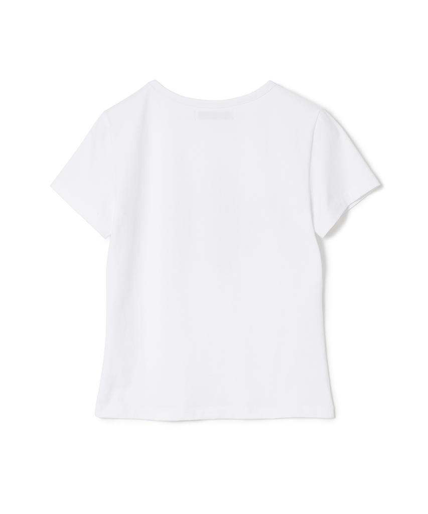 MILLO WOMEN Motif Short Sleeve T-Shirt [White]