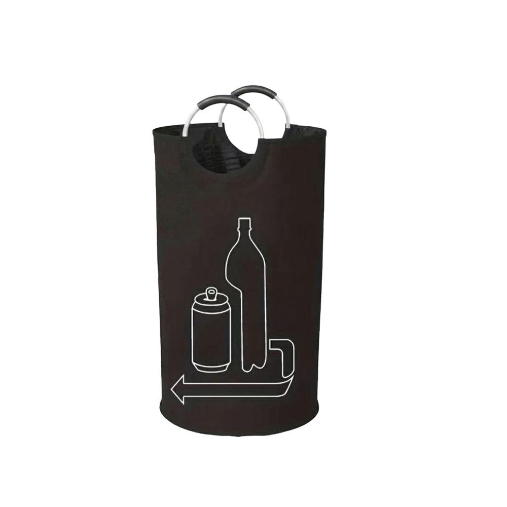Large Capacity Bottle Collector Bag 90 L Recycling Bin Bag Can Glass Recycling Bin  Pantry Use чёрный