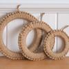 Round Jute Woven Pot Pad Heat Proof Pan Place-mat Coaster Pot Holders  Kitchen