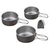Metal Camping Bowl with Wire Handle, Outdoor Meal Bowl for Backpacking Stops, Trail Cooking, Camp Stove Heat and Camp Dining for Outdoor Meal Duty