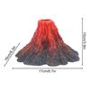 Aquarium Volcano Resin Fish Tank Decorations Realistic Mountain Aquarium Landscape for Aquatic Betta Catfish Loach Clown Crab