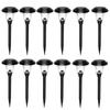 12Pack Solar Light Outdoor Waterproof Auto On/Off Solar Outside LED Lights for Yard Garden Path Walkway Driveway and Lawn