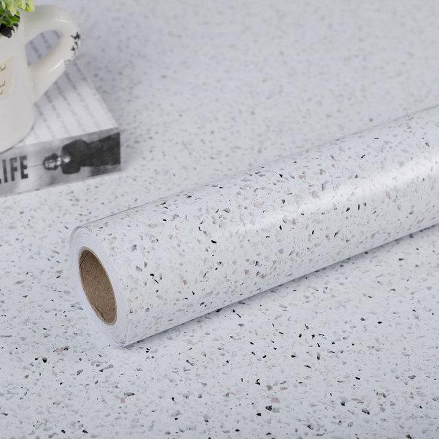 Modern Kitchen Marble Contact Paper Vinyl Wall Sticker Marble Cabinet Countertop Stickers Self Adhesive Waterproof PVC Wallpaper