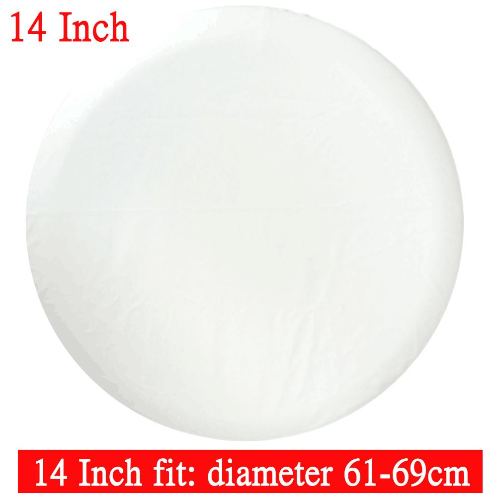 14" 15" 16" 17" Cal Czysta Czerń Biel PVC PU Pokrowiec Osłona Koła Zapasowego Pokrowiec Torba Saszetka Na Wszystkie Samochody