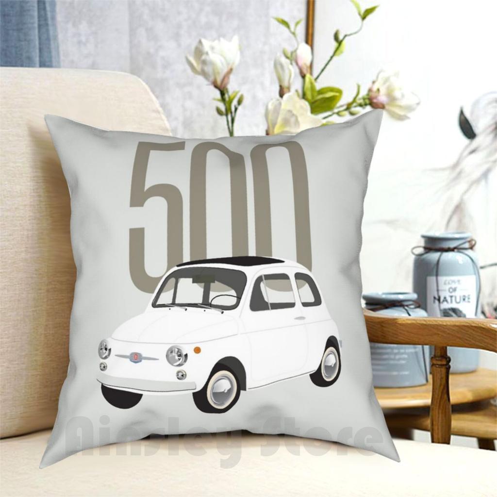 The Amazing Fiat 500 Pillow Case Printed Home Soft DIY Pillow Cover Fiat 500 Fiat500 Fiat 500 F Fiat 500 L Luigi Fiat