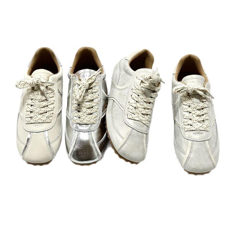 Lan Cabinet Hong Kong Style Retro Forrest Gump Shoes Women's Spring Soft Sole Lightweight Non-slip Casual Sports Running Shoes Show Feet Small Germ