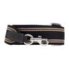 Coach Cargo 34 Logo Zip Canvas And Satin Shoulder Crossbody Tote Bag Large Women Handbags Black CP158-LHBLK