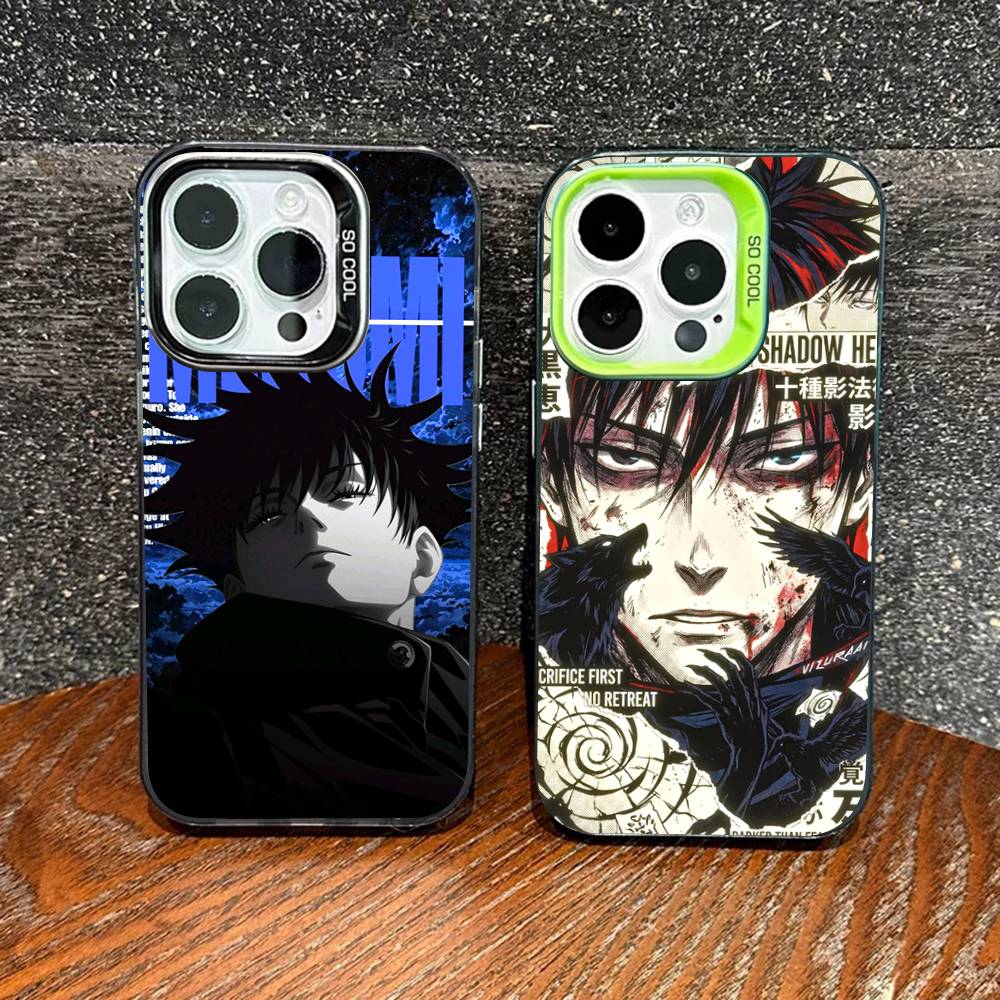 Anime F-Fushiguro M-Megumi Phone Case For IPhone 16 15 14 13 12 11 17 Pro MAX Plus Pro Matte Shockproof Cover
