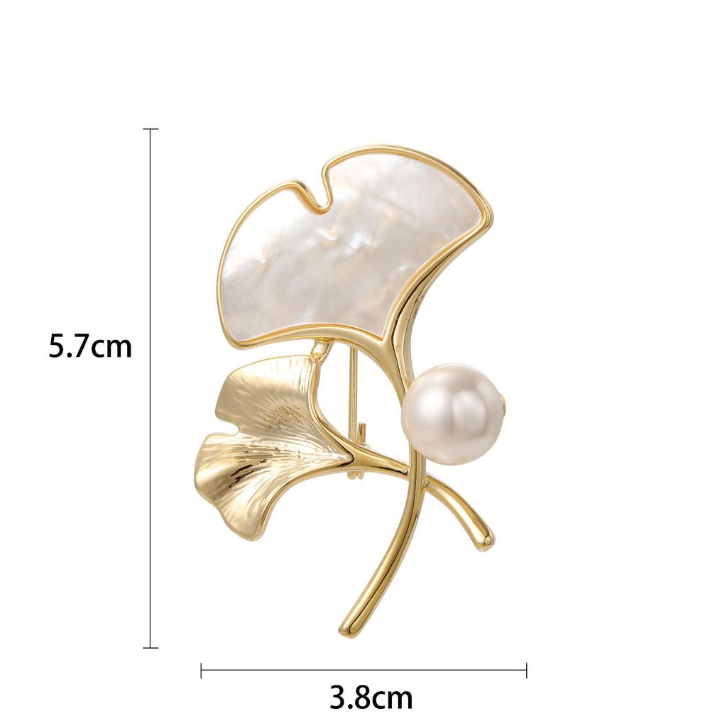 Snowflake & Butterfly Zircon Brooch with Freshwater Pearl for Women's Korean Style Suit Coat