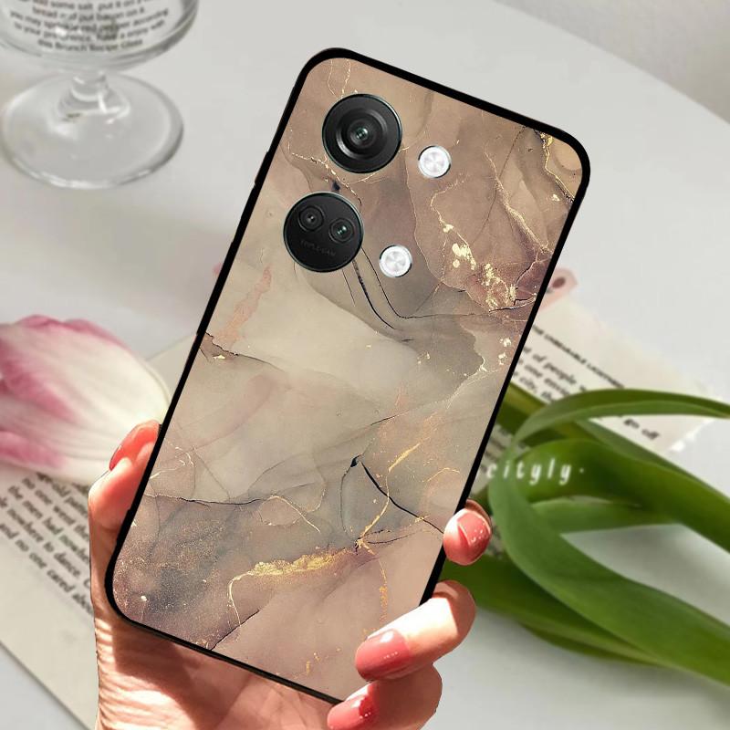 Pro pouzdro One Plus Nord3 5G Malované silikonové měkké ochranné kryty pro telefon OnePlus Nord 3 5G Pouzdra na telefon 1+ Nord3 TPU Fundas Mramorové