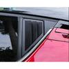 For Toyota C-HR 2016- Matte Black Side Window Louver Shutter Cover Trim