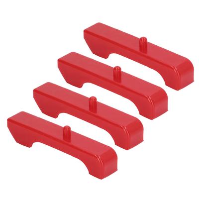 Set 4 izolatoare radiator motor 7?Bucșe de susținere 1711, poliuretan, stil GM, roșu