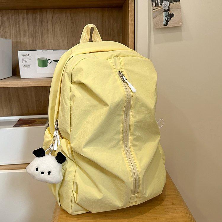 Schoolbag schoolbag female college students simple niche design sense high value junior high school students leisure travel backpack