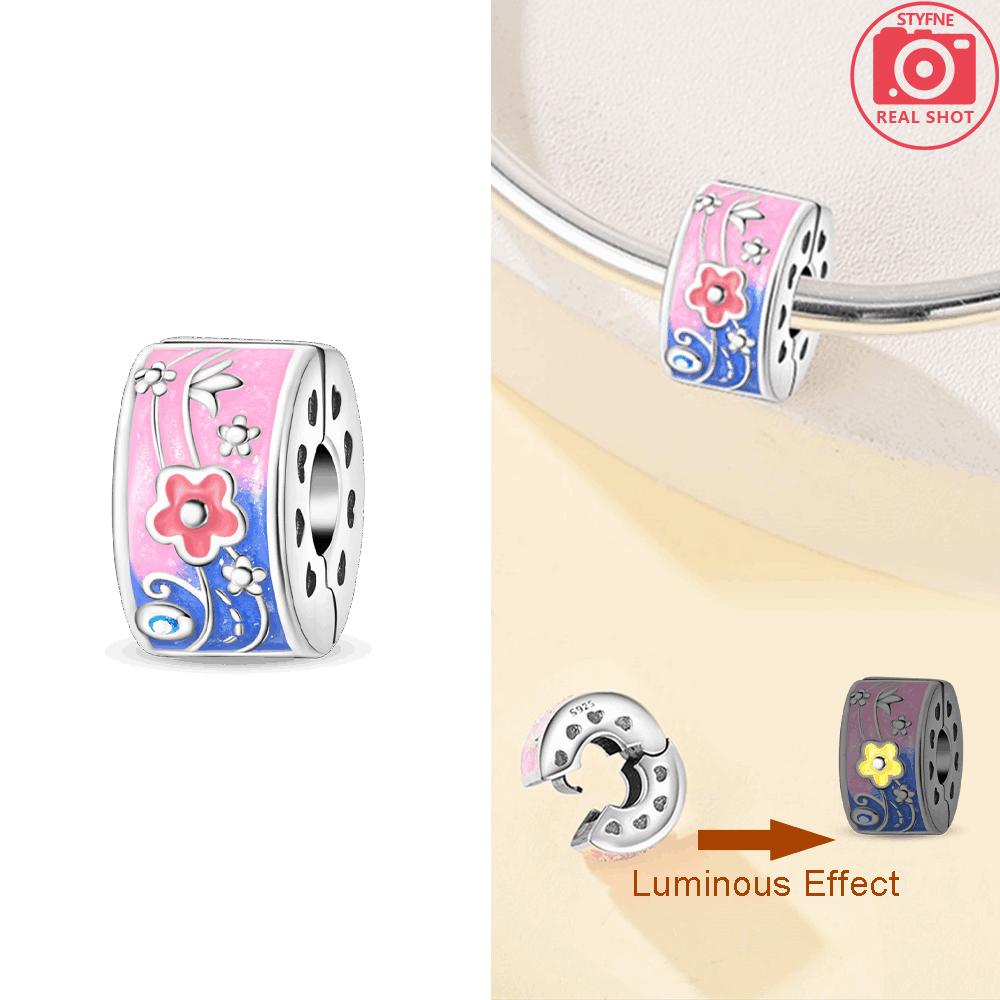 Authentischer Kupfer Dreamy Pink Bunter Perlen Magischer Pilz Sonne Mond Engel Anhänger Perlen Charms Kompatibel Mit Armbändern Damenschmuck Diy Geschenk