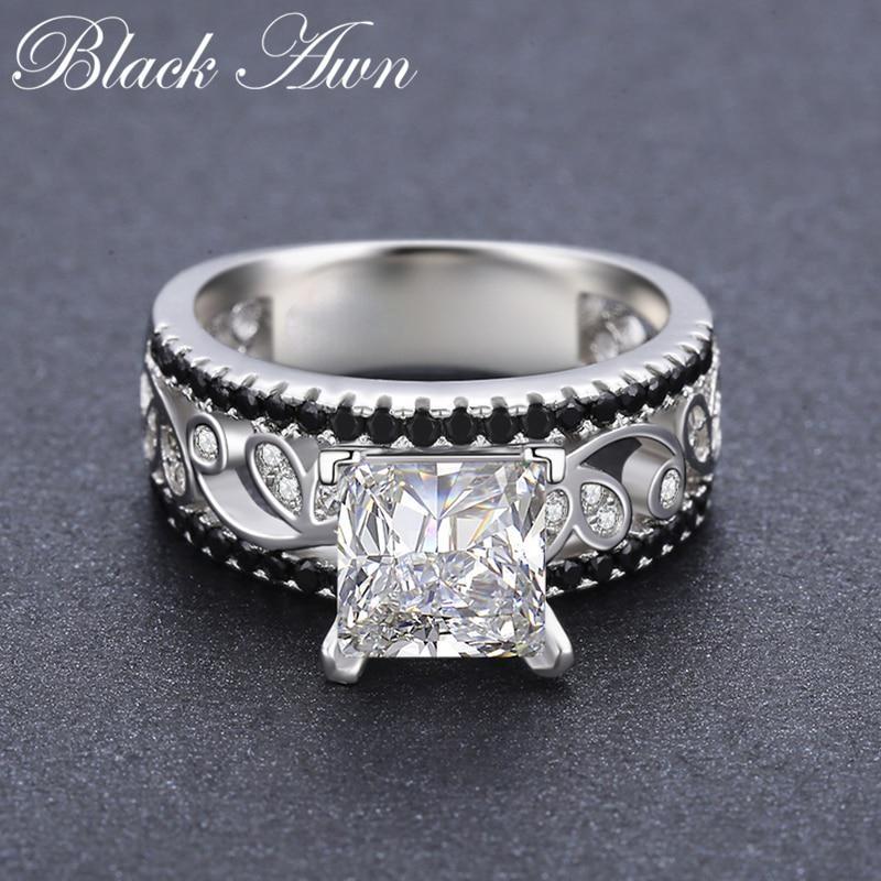Женское обручальное кольцо BLACK AWN 5
