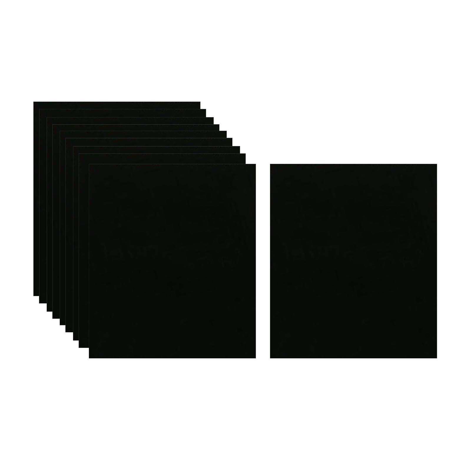 

10Pcs Self Adhesive Felt Fabric Fabric Velvet Sheet Durable for Art Sofa Furniture Protector Drawer Liner