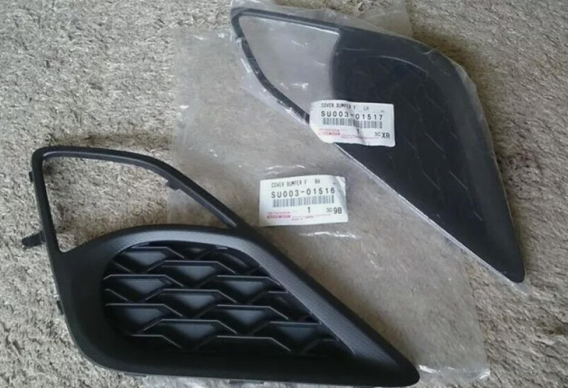 

TOYOTA SCION Genuine FR-S 13-16 BUMPER HOLE COVER SU003-01517 & SU003-01516