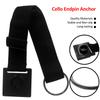 Cello Endpin Anchor Cello Antiskid Device Adjustable Strap Non-slip Stopper Holder Stand with