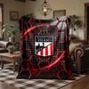 Athletic Bilbao Football Print Flannel Blanket Soft Warm Sofa Bed Throw Blanket For Home Office Bedroom