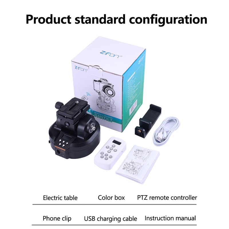 Automatické sledování pohybu hlavy na stativu Podpora kamery s hlavou Smart Follow Rotace o 360 stupňů Kapacita zatížení 2 kg pro digitální fotoaparát s jedním objektivem Smartphone