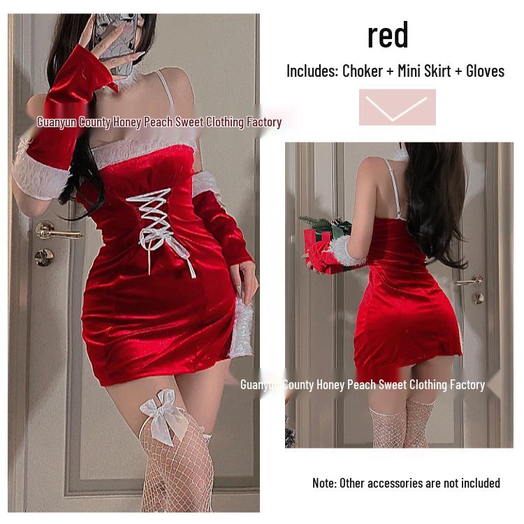Sexy Slim-Fit Christmas & New Year Stage Costume Dress
