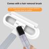 Pet Hair Remover Detachable Brush With Long Handle Multifunctional Cleaning Brush For Family Friends Carpet Bed Chair Car