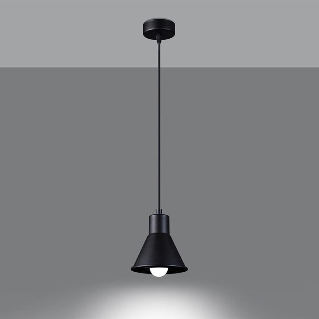 Talaya 1 black hanging lamp [E27]