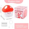 Hug Mushroom Lamp, Cute Mushroom Night Light, 2 Levels Dimmable Night, LED Squishy Night Light for Kids Sleep, Rechargeable Bedside Touch Silicone