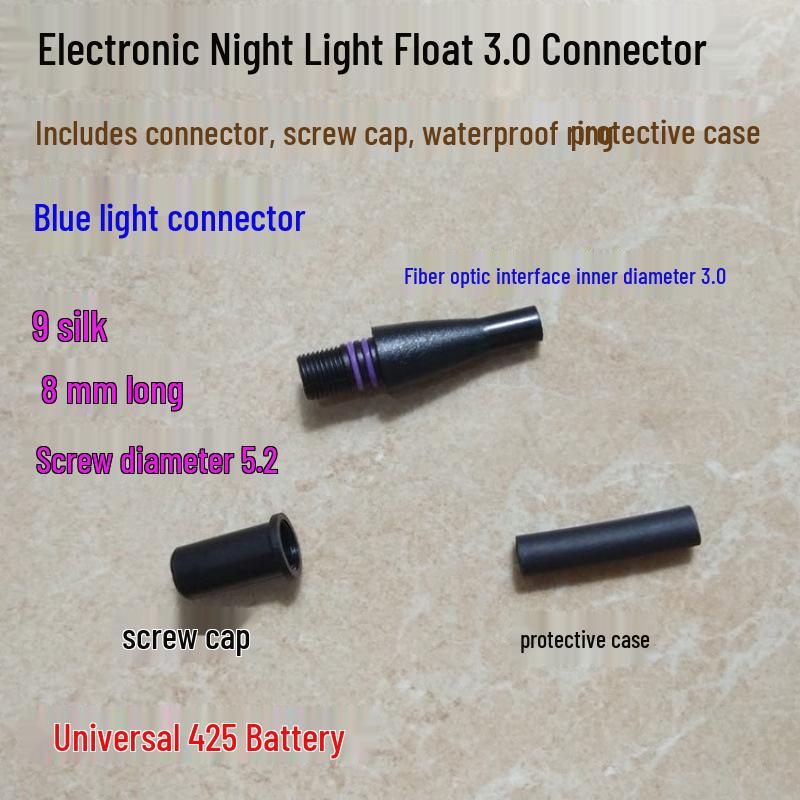 Luminous Gravity-Sensing Electronic Fishing Float Materials & Connector