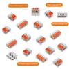 90pcs Lever Wire Connectors 2/3/5-Port Quick Splicing Terminal Block Electrical
