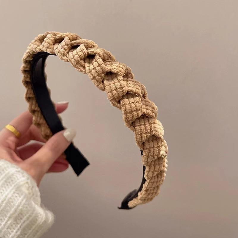Headbands Style Simplicity Solid Color Weaving Pattern Womens Hair Accessories