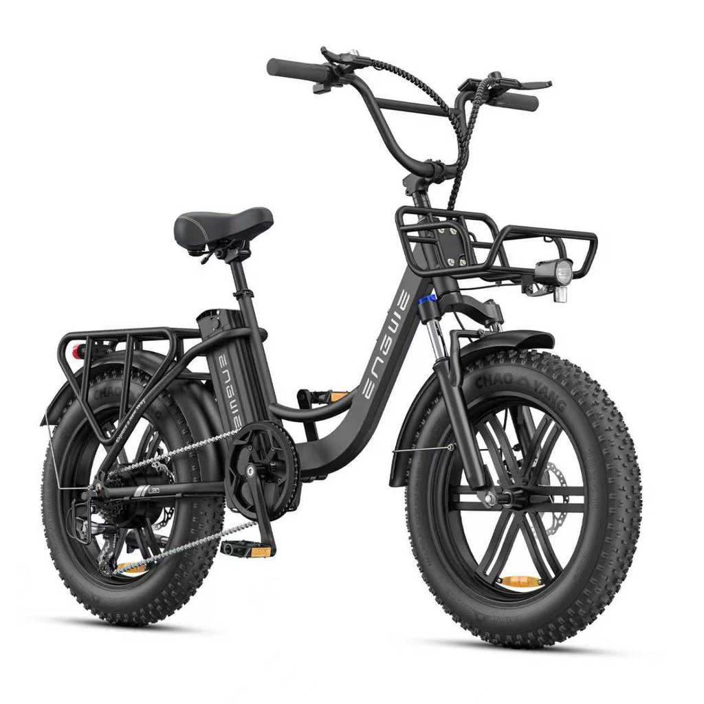 Engwe L20 Boost Elektrofahrrad 48V 13AH Akku, 250W Motor, 25km/h Geschwindigkeit, 126km Reichweite, 20*4.0 Zoll Fat Tires E-Bike