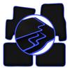 CARLUX-BLUE Car Mats For: SsangYong Korando II (KJ) SUV (1998-2006)