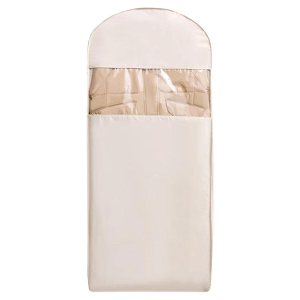 Space Saving Hanging Garment Bag with Self Compression Zipper Space Saver Closet Organizer Coat Storage Bag for Closet Storage