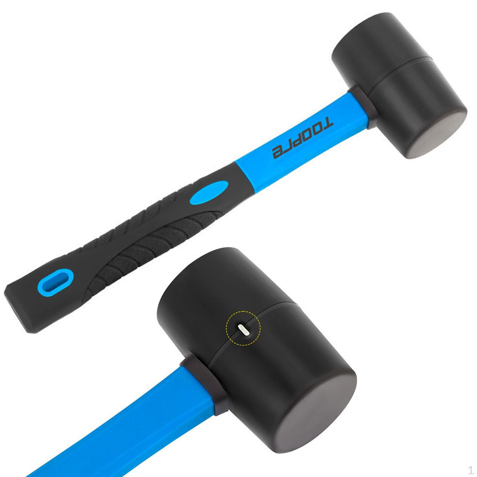 Bike Rubber Hammer Double Head Soft Blow Tasks Repair Removal Installer Mallet