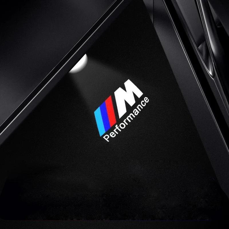 2Pcs LED Car Door logo Projector Lamp Welcome Light For BMW M Emblem E46 E36 E34 F10 E90 F30 E60 F30 E53 E30 E92 E87