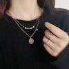 Trendy Elephant Smiley Face Clavicle Necklace: Retro & All-Match Jewelry for Women