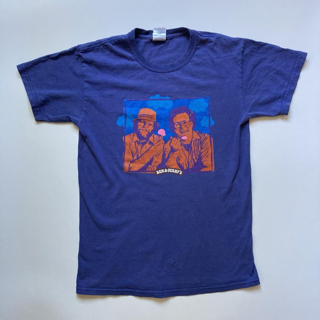 vintage ben & jerry’s ice cream tee size small