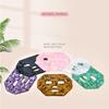 Natural Jade Mask Massager Rose Quartz Cold Therapy Facial SPA Crystal Massage Wrinkle Removal Relax Beauty Skin Care Tool