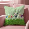 Cartoon Cute  PIKMINS Cushion Cover Multi-Scene Pillow Cover for Home & Car - Reversible, Soft & Durable for Daily Use