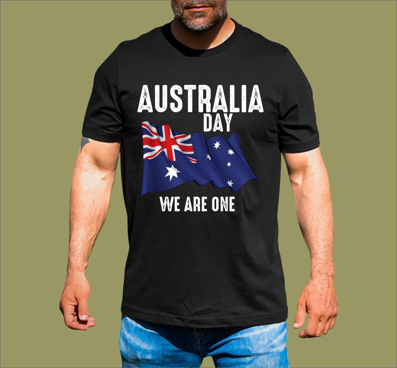 AUSTRALIA DAY WE ARE ONE T-SHIRT S