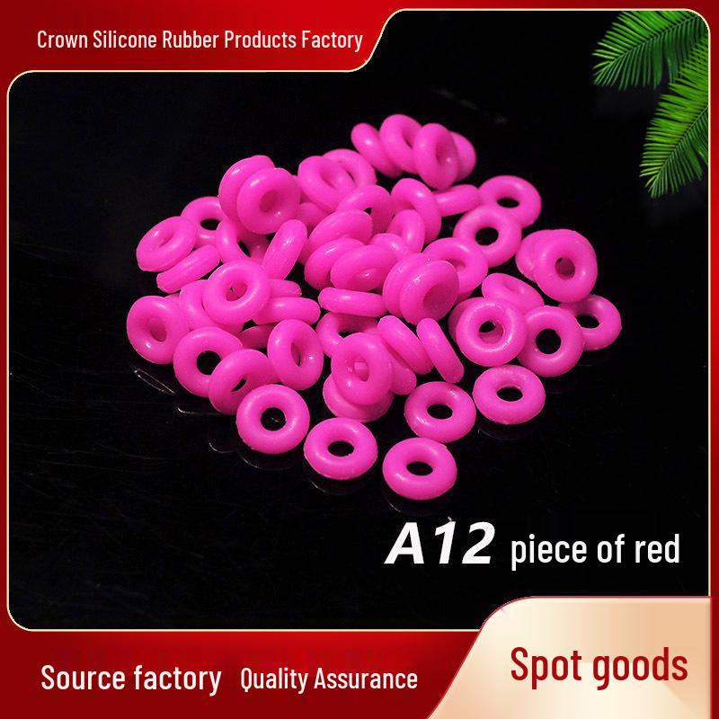 50-Piece Jade Silicone Spacer Rings for Bracelets, Chains, and Necklaces
