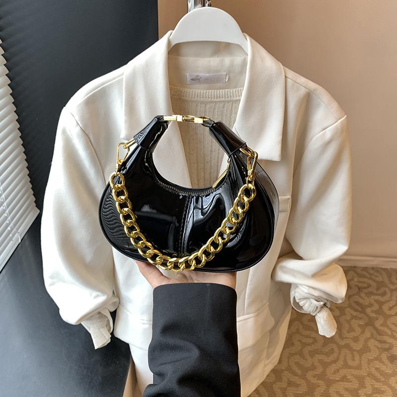 Textured mini dumpling bag women's 2025 summer new fashion versatile chain shoulder bag temperament portable messenger bag