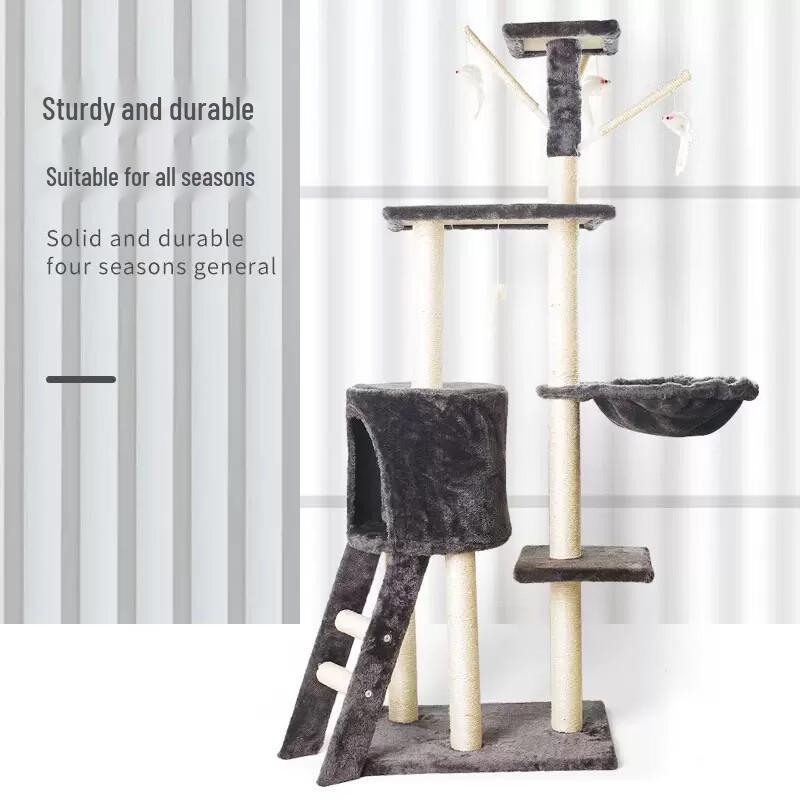 Dienmern 5-Tier Deluxe Sisal Cat Tree & Condo