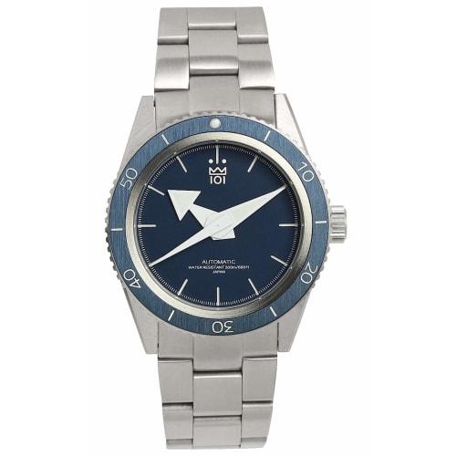 

HYAKUICHI 101 No.10 Hyakuichi Dive Watch, Made in Japan, Automatic Mechanical Movement, 200m Water Resistant, Hairline Bezel, Ocean
