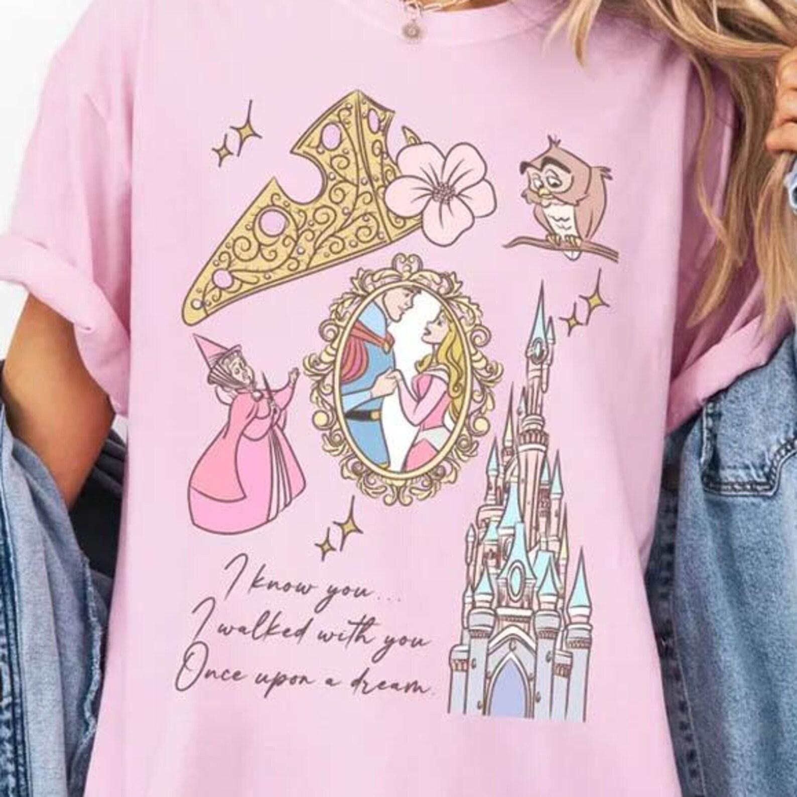Aurora Princess Shirt,Sleeping Beauty Shirt, Vintage Disney Princess Tee,Disney Princess Tee,Disney Girl Trip Shirt, Disney Aurora Tee 4XL