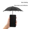 Creative Mini Umbrella Phone Stand, Universal Portable Waterproof Holder For Smartphones, Outdoor Anti-Glare Sunshade Accessory