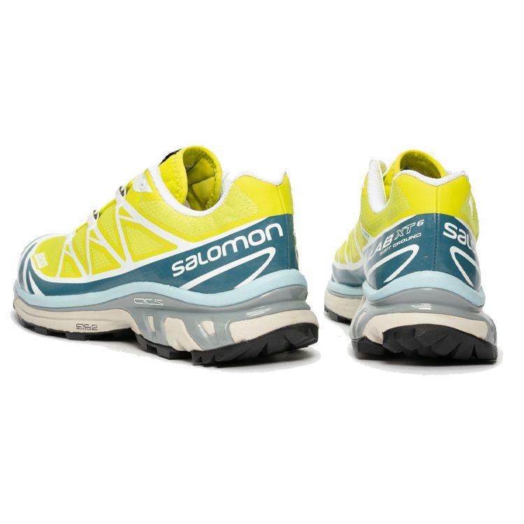 SALOMON XT-6 Advanced Outdoor Low-Top Lifestyle Shoes Unisex Shoes Yellow 415766